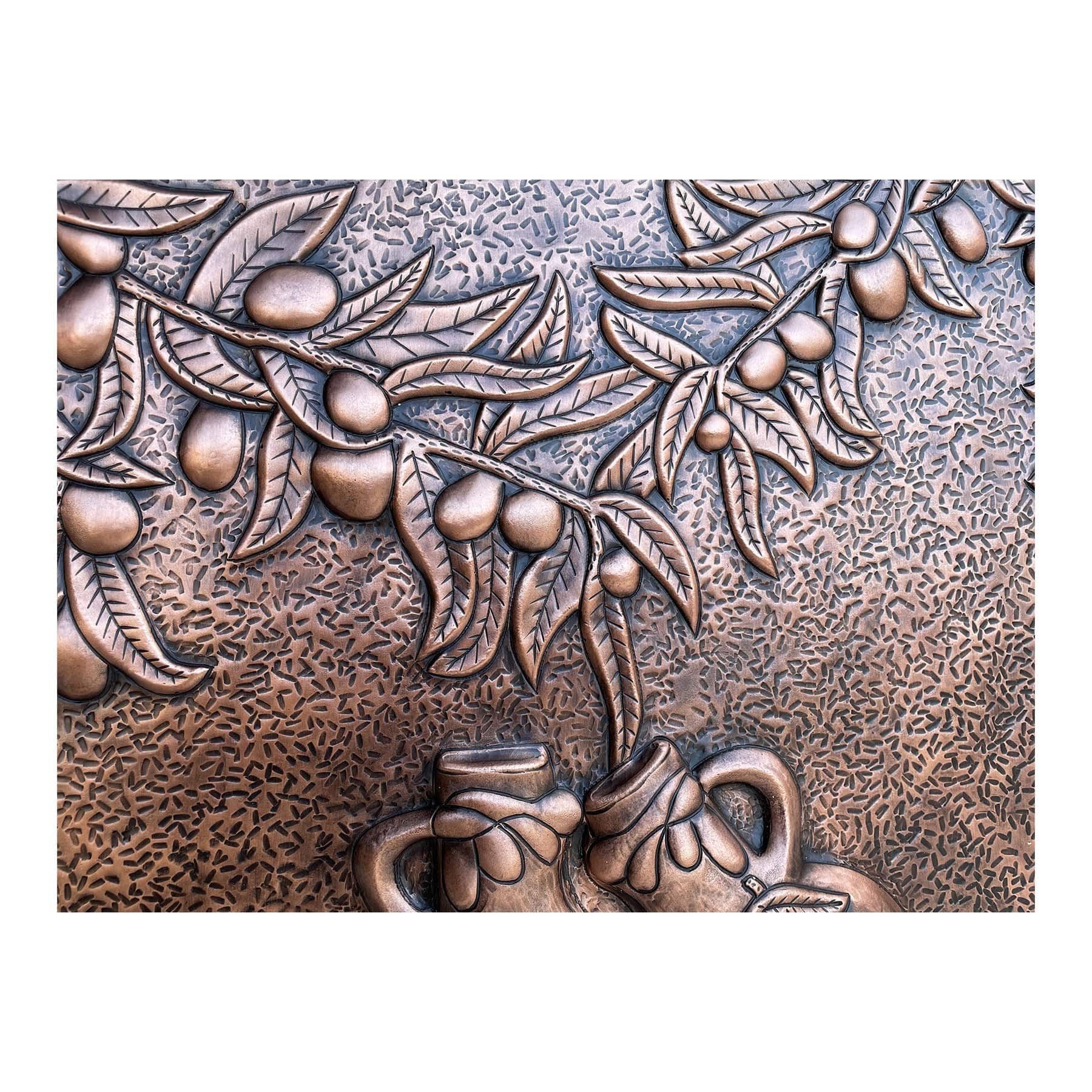 Fobest Handmade Copper Backsplash Kitchen Backsplash Wall Art Rural Design -BK4 - -Fobest Appliance