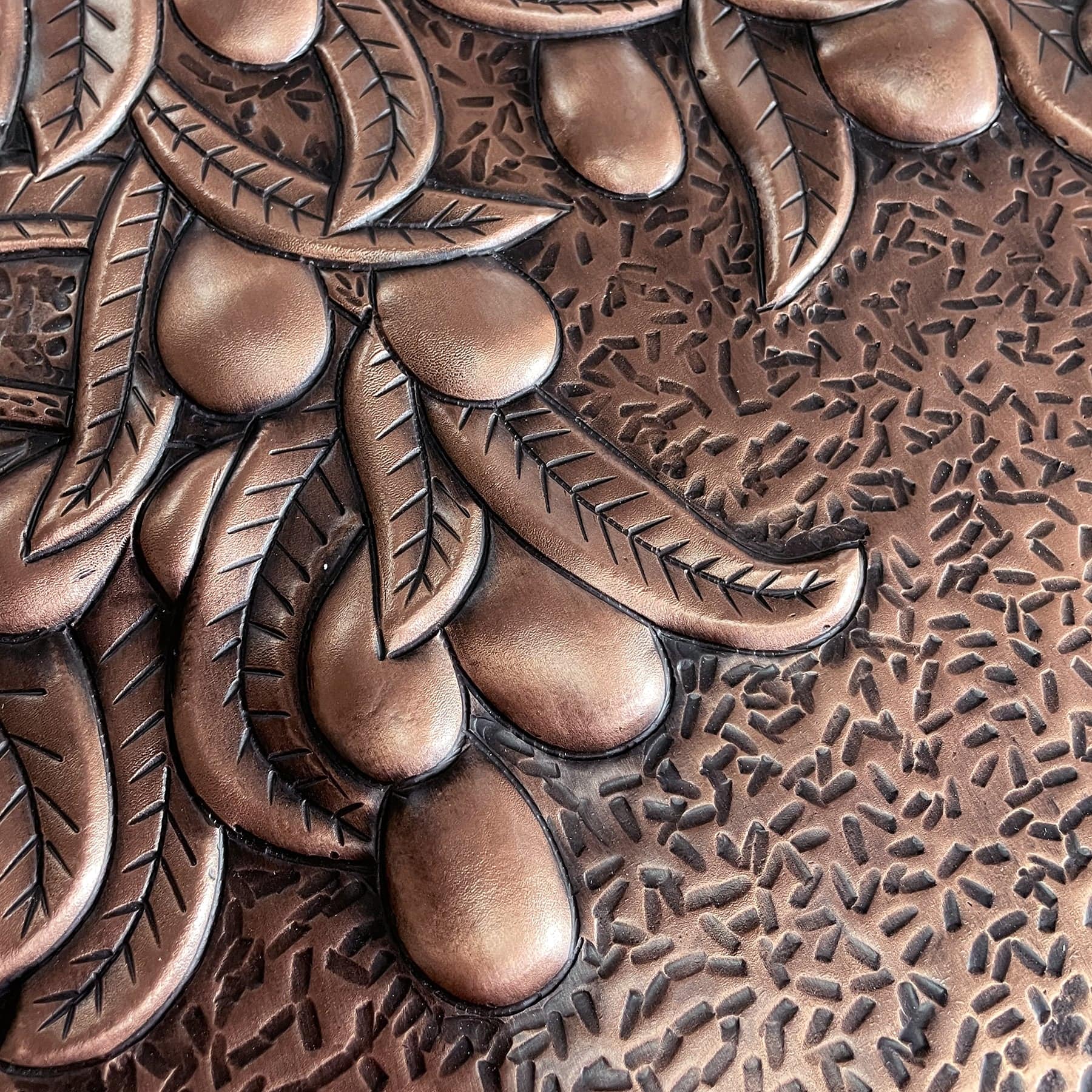 Fobest Handmade Copper Backsplash Kitchen Backsplash Wall Art Rural Design -BK4 - -Fobest Appliance