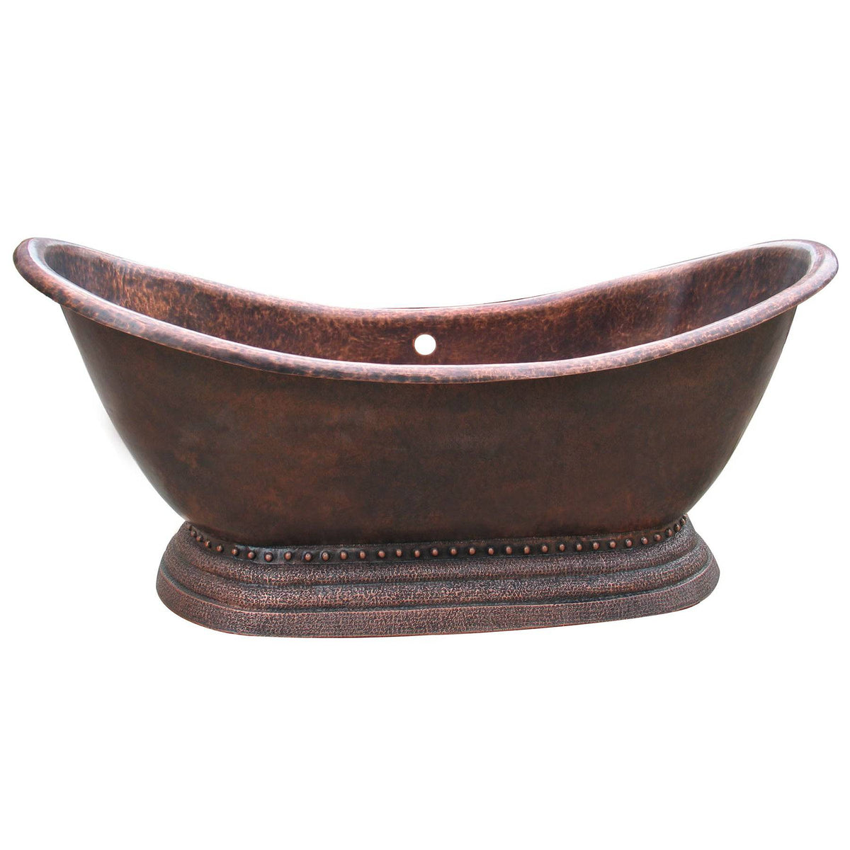 Fobest Handmade Double-Slipper Custom Vintage Copper Bathtub FBT-1 - -Fobest Appliance