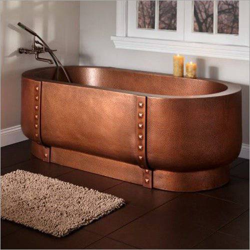 Fobest Handmade Double-Wall Custom Antique Copper Bathtub FDT-1 - -Fobest Appliance