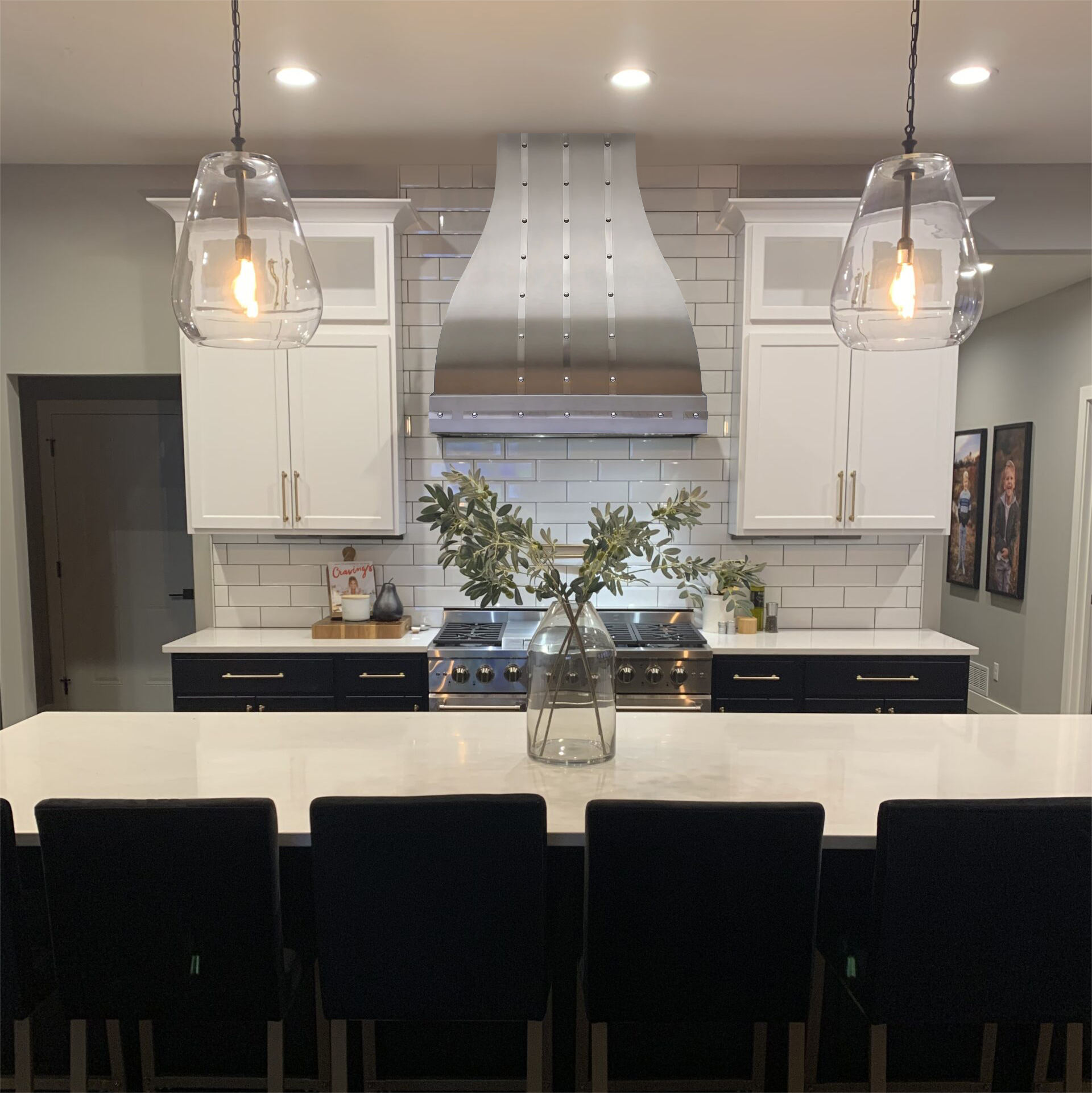 fobest brushed stainless steel range hood stove hood