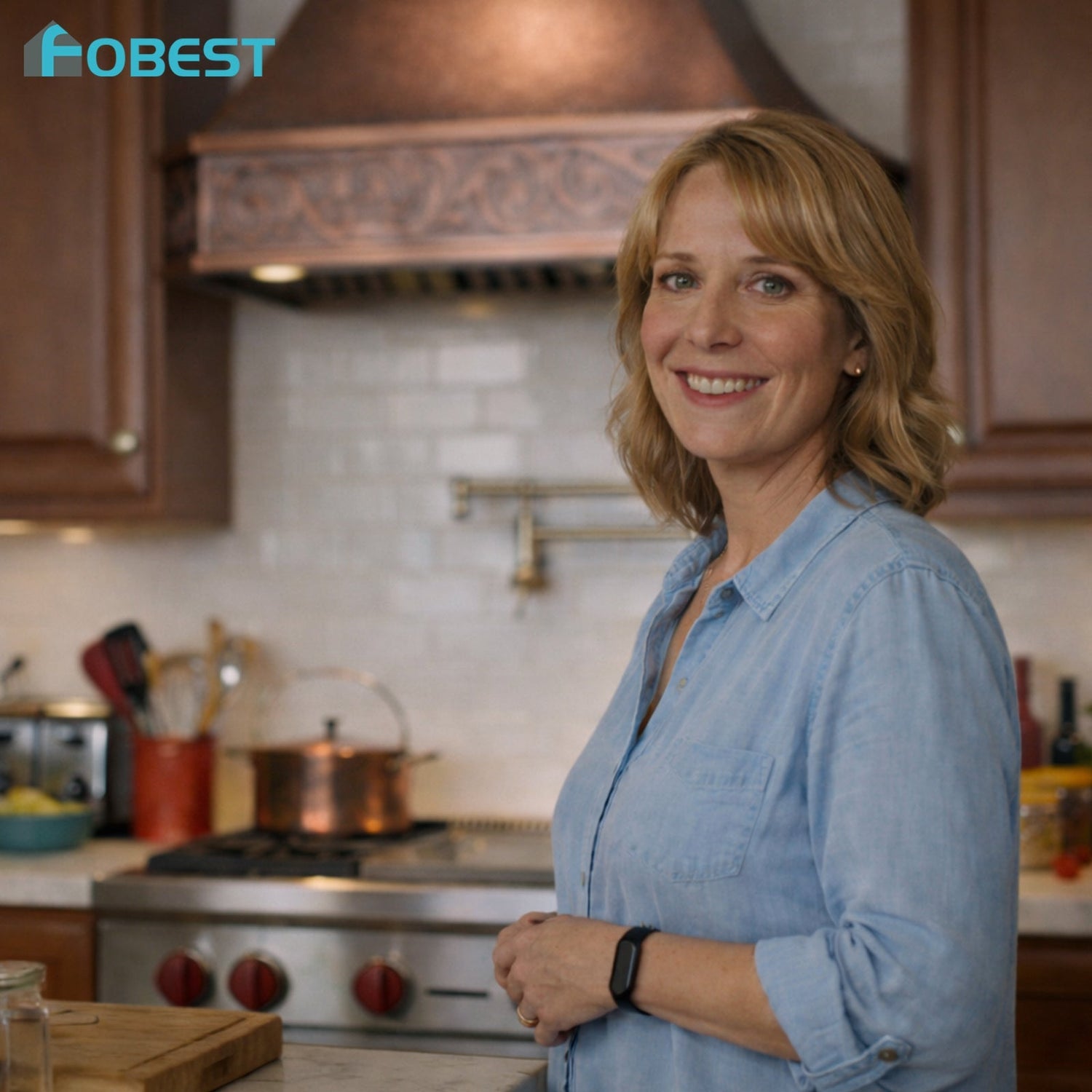 Before & After: How One Fobest Antique Copper Range Hood Transformed Susan’s Classic Texas Kitchen