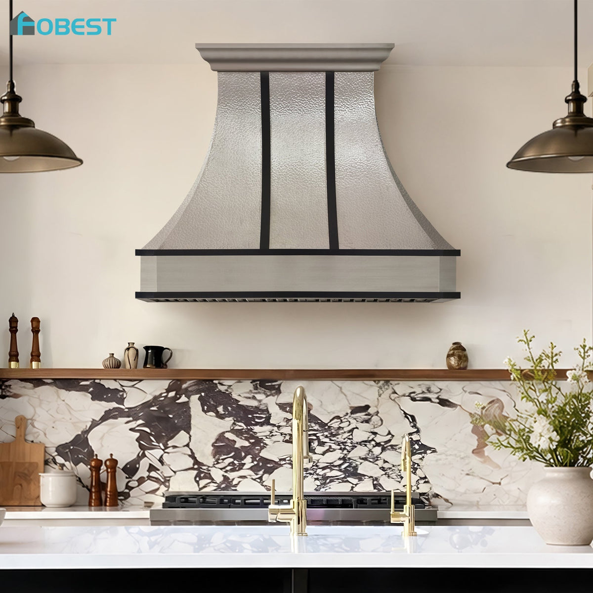 3 Stainless Steel Range Hoods, Three Ways to See Metal