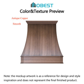 Fobest Custom Range Hood-FCP-69 Copper Range Hood  Metal Range Hood Custom Link for Sydney