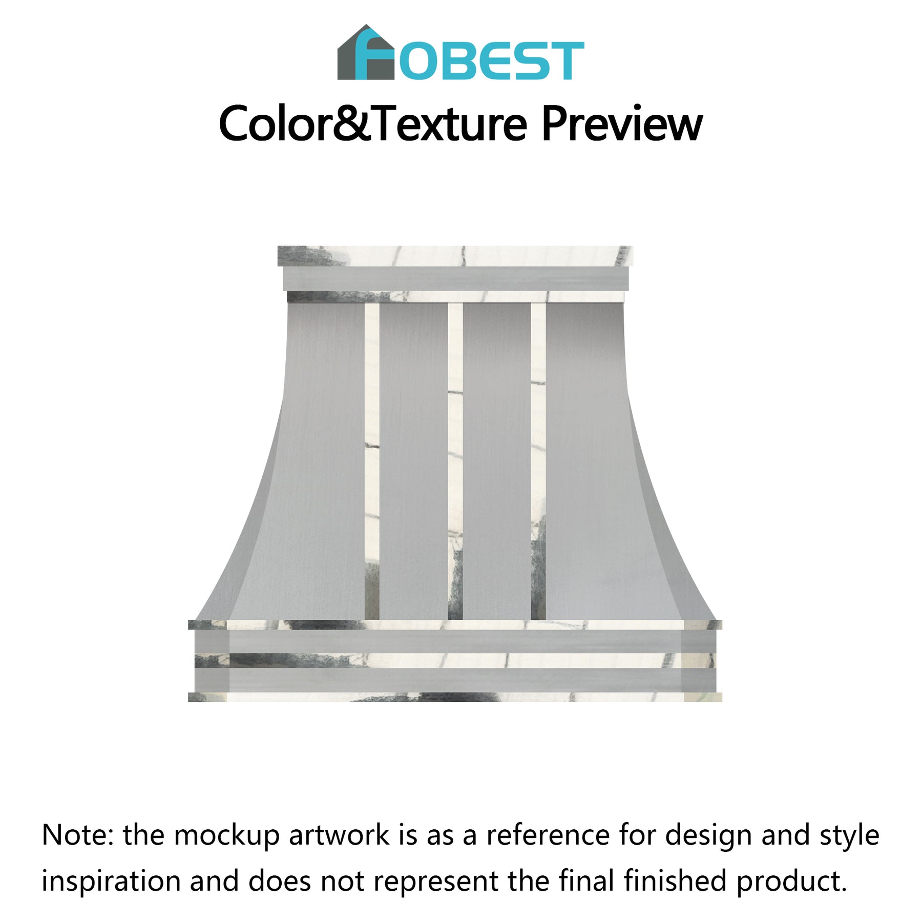 Fobest Custom Range Hood-FSS-318 Stainless Steel Metal Range Hood Custom Link for Liz