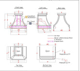 Fobest Custom Range Hood FSS-290- Rest of payment for James