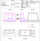 Fobest Custom Metal Range Hood FSS-113 Custom Link for Thomas