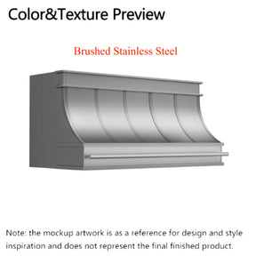 Fobest Custom Range Hood-FSS-344 Stainless Steel Metal Range Hood Custom Link for Ryan