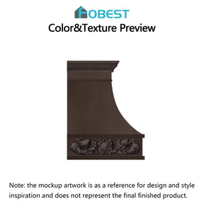 Fobest Custom Range Hood-FCP-373  Copper Metal Range Hood Custom Link for Stan