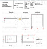 Fobest Custom Metal Range Hood FSS-207 Custom Link for Anant