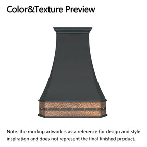 Fobest Custom Copper Range Hood