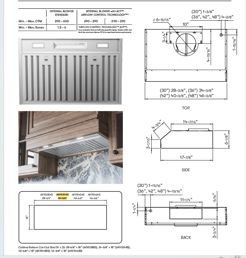 Fobest Custom Metal Range Hood FSS-453 - Custom Link for Kelli