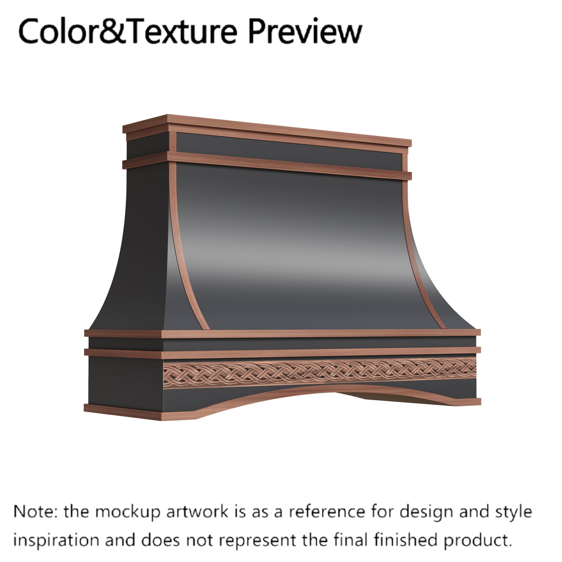 Fobest Custom Range Hood-FCP-201 Oil Rubbed Bronze Metal Range Hood Custom Link for Vinnie