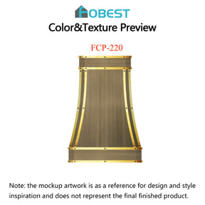 Fobest Custom Range Hood-FSS-616&FCP-220 Metal Range Hood Custom Link for Tom