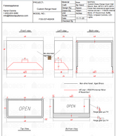 Fobest Custom Metal Range Hood FSS-337 Custom Link for Natalie