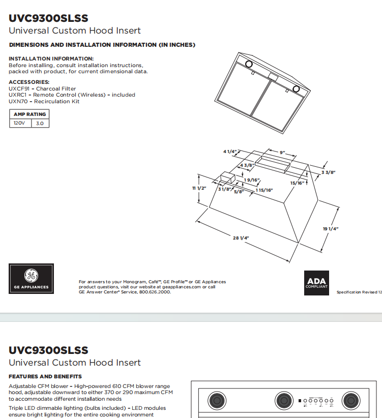 Fobest Custom Metal Range Hood FSS-72 Custom Link for Abby