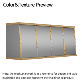 Fobest Custom Metal Range Hood FSS-147 - Custom Link for Dina Bandman