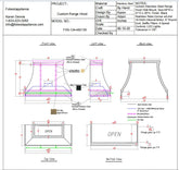 Fobest Custom Range Hood - Custom Link for FSS-124-Nick