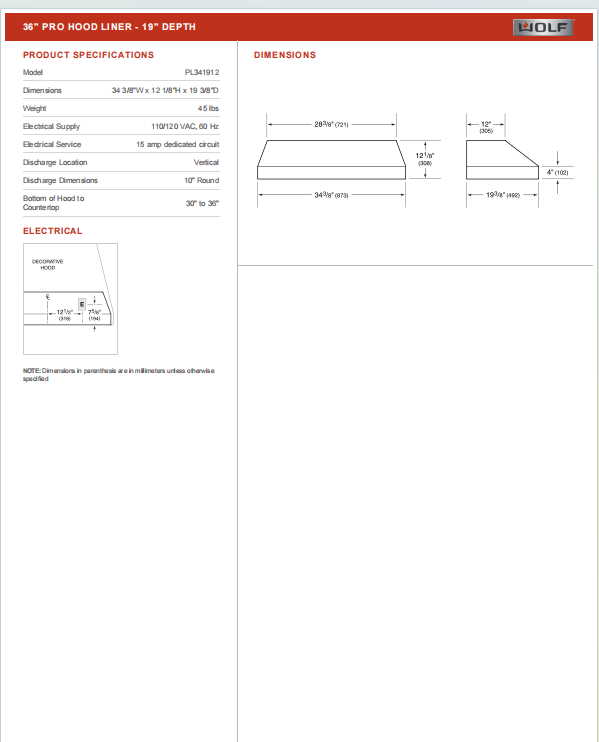 Fobest Custom Range Hood FSS-132 Custom Link for Cara&Elana