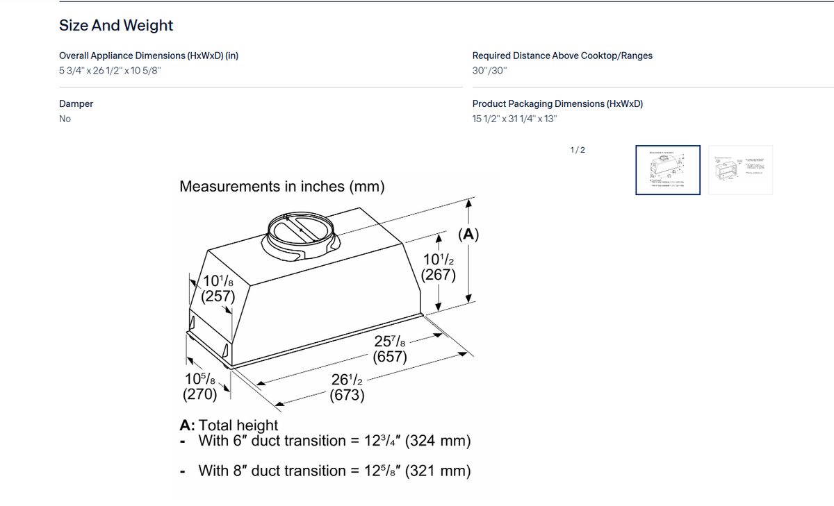 Fobest Custom Range Hood-Custom Link for Stacy