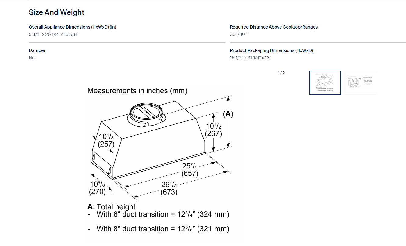 Fobest Custom Range Hood-Custom Link for Stacy