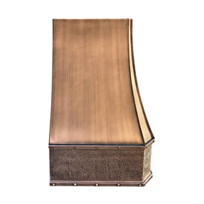 Fobest Instock Custom Antique Copper Range Hood with Smooth Finish FCP-99