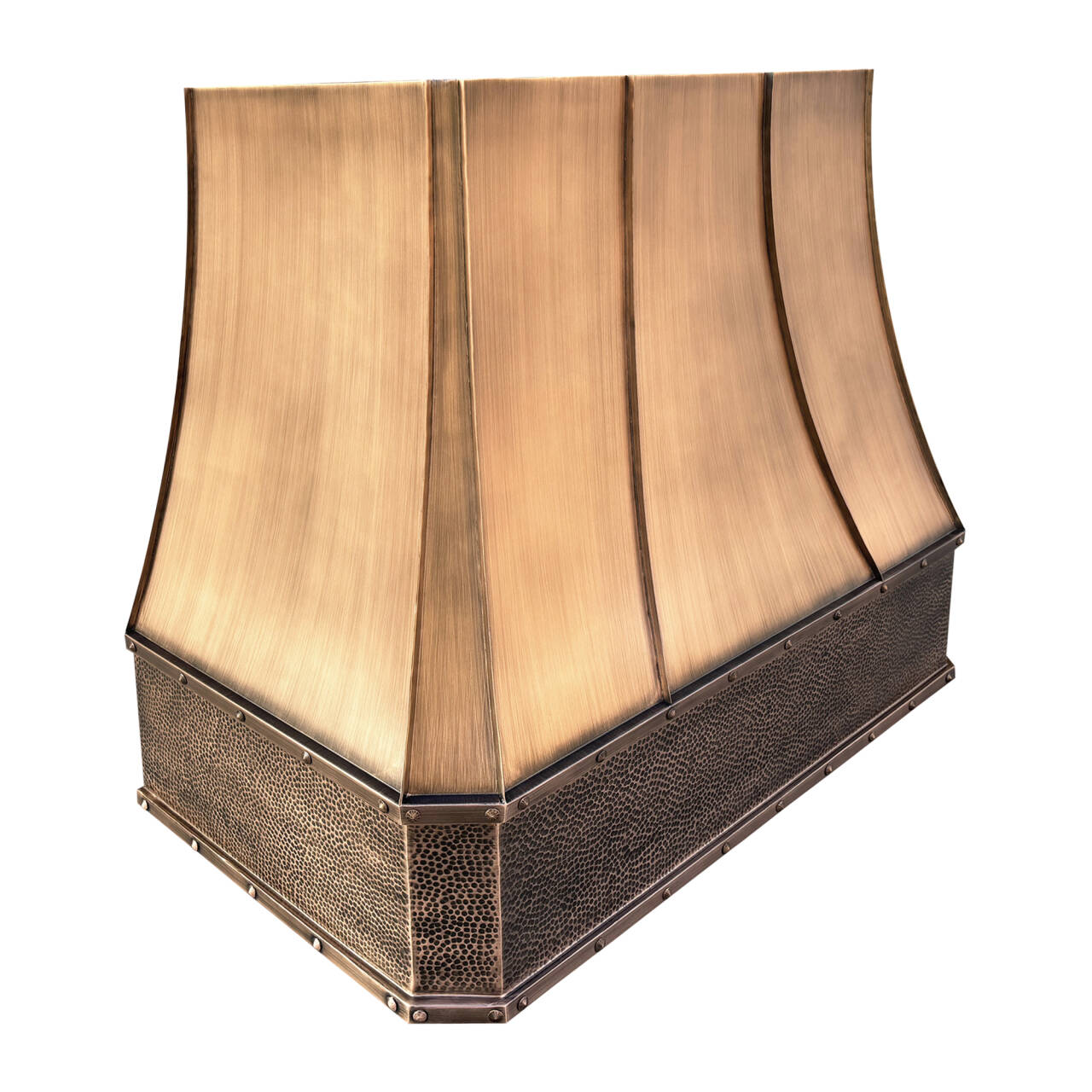 Fobest Instock Custom Antique Copper Range Hood with Smooth Finish FCP-99