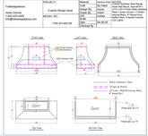 Fobest Custom Range Hood - Custom Link for Stephanie