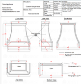 Fobest Custom Range Hood-Custom Link for Greg