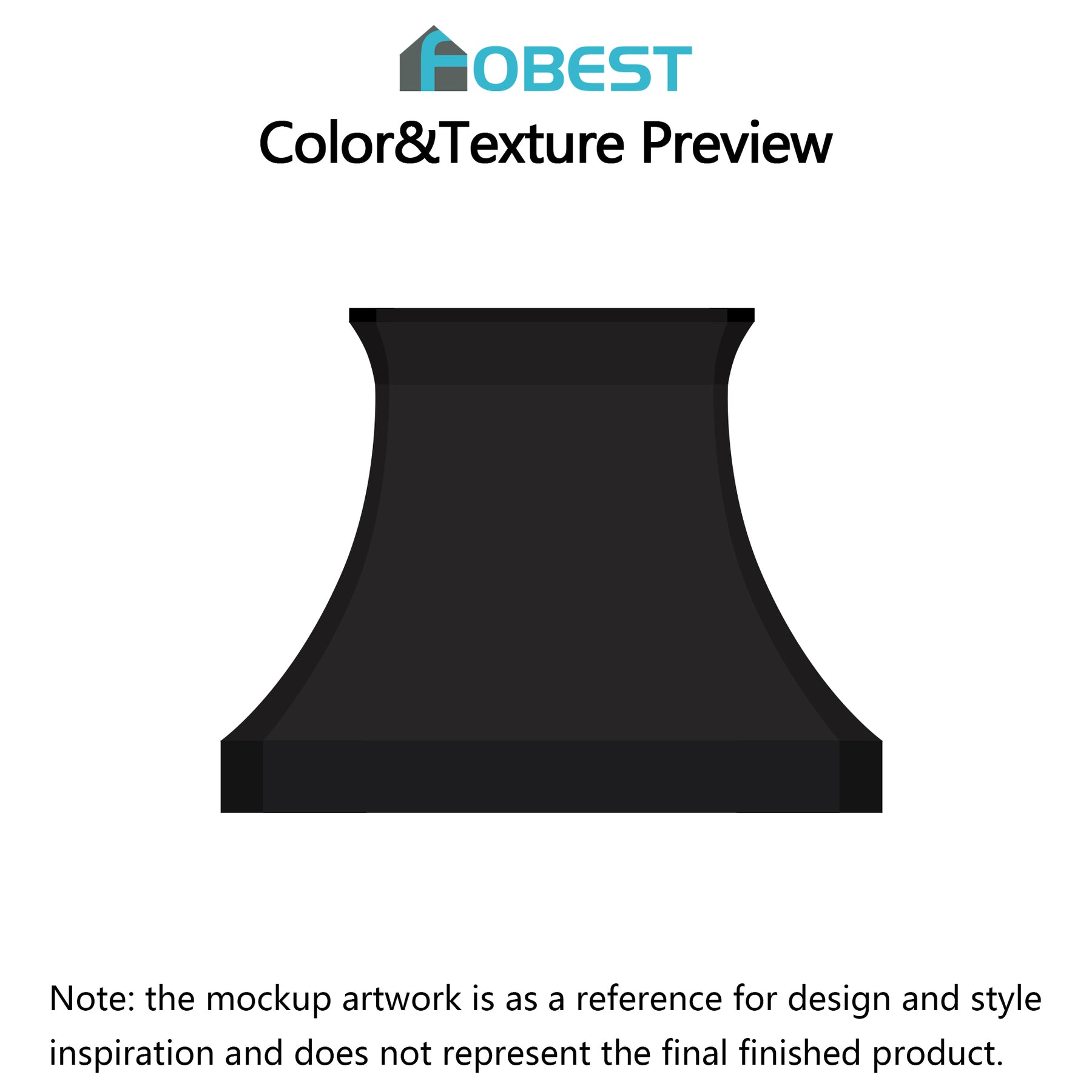 Fobest Custom Range Hood-FSS-457-Stainless Steel  Metal Range Hood Custom Link for Steve