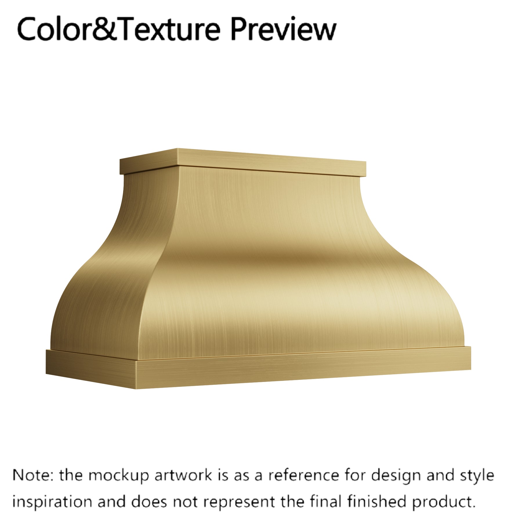Fobest Custom Range Hood-FSS-194 Brass Metal Range Hood Custom Link for Gianna