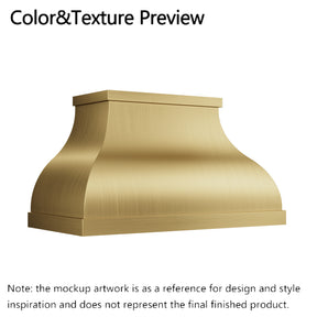 Fobest Custom Range Hood-FSS-194 Brass Metal Range Hood Custom Link for Gianna