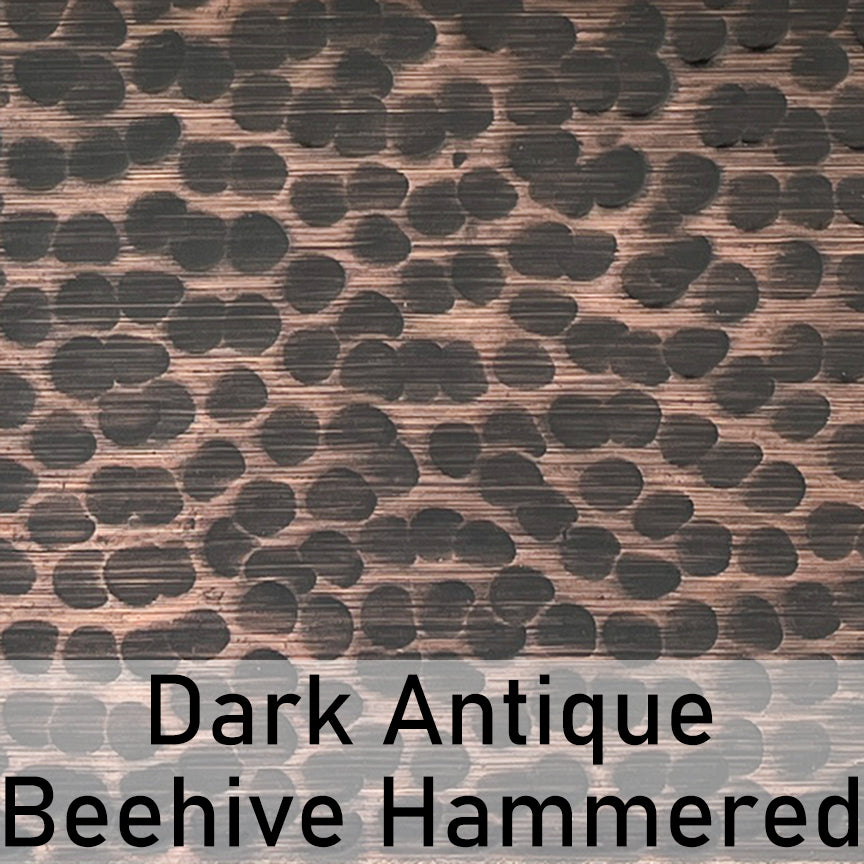 Fobest dark antique beehive hammered texutre