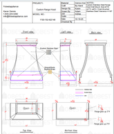 Fobest Custom Metal Range Hood FSS-152 - 50% Deposit Custom Link for Tom