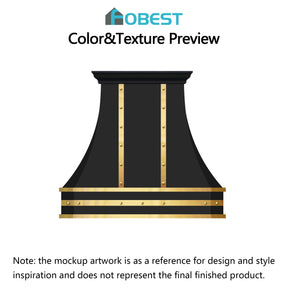 Fobest Custom Range Hood-FSS-172 Stainless Steel Metal Range Hood Custom Link for Heather