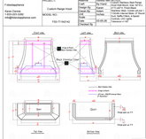 Fobest Custom Range Hood FSS-77 Custom Link for Joanne