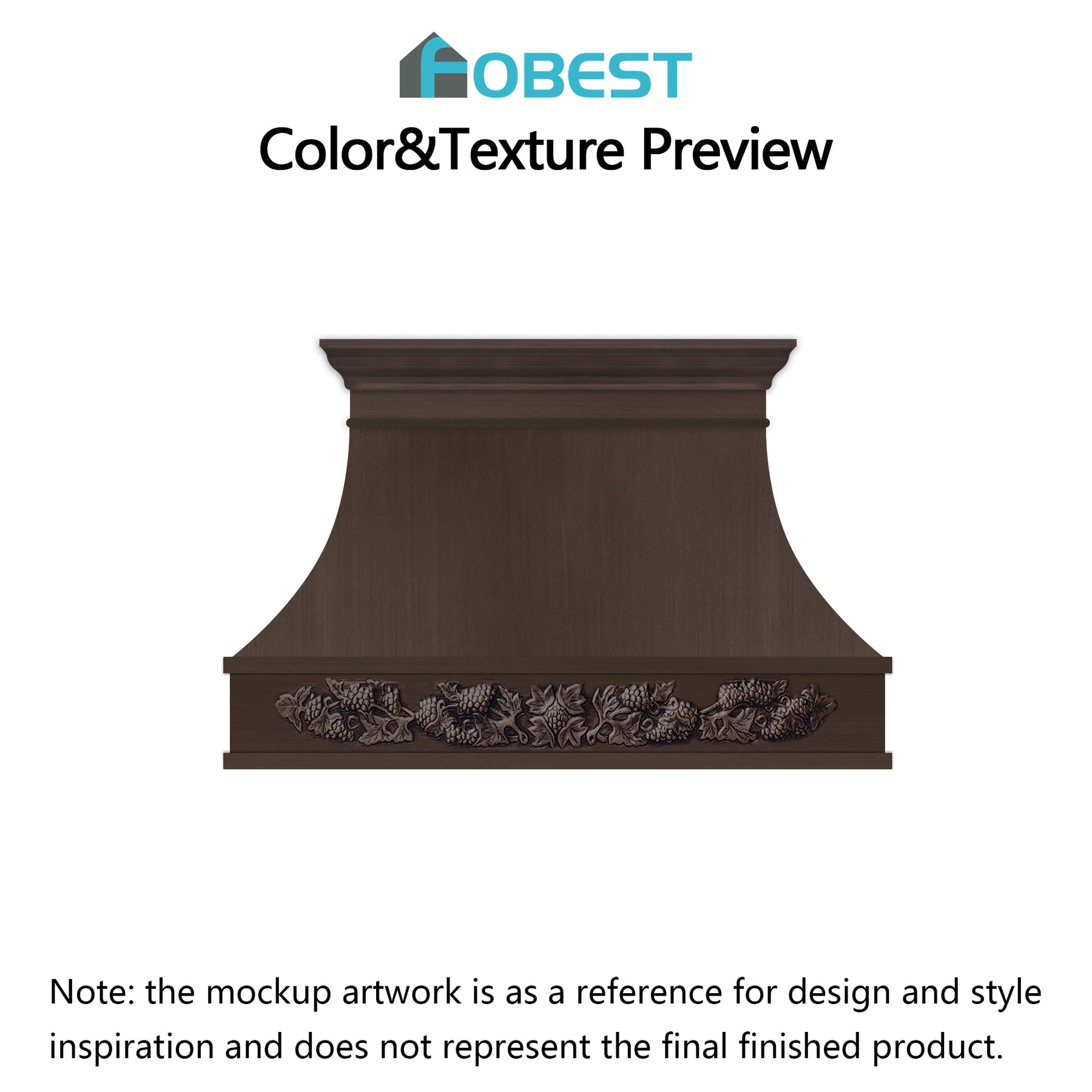 Fobest Custom Range Hood-FCP-373  Copper Metal Range Hood Custom Link for Stan