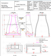 Fobest Custom Range Hood- FSS-3 custom link for Bailey