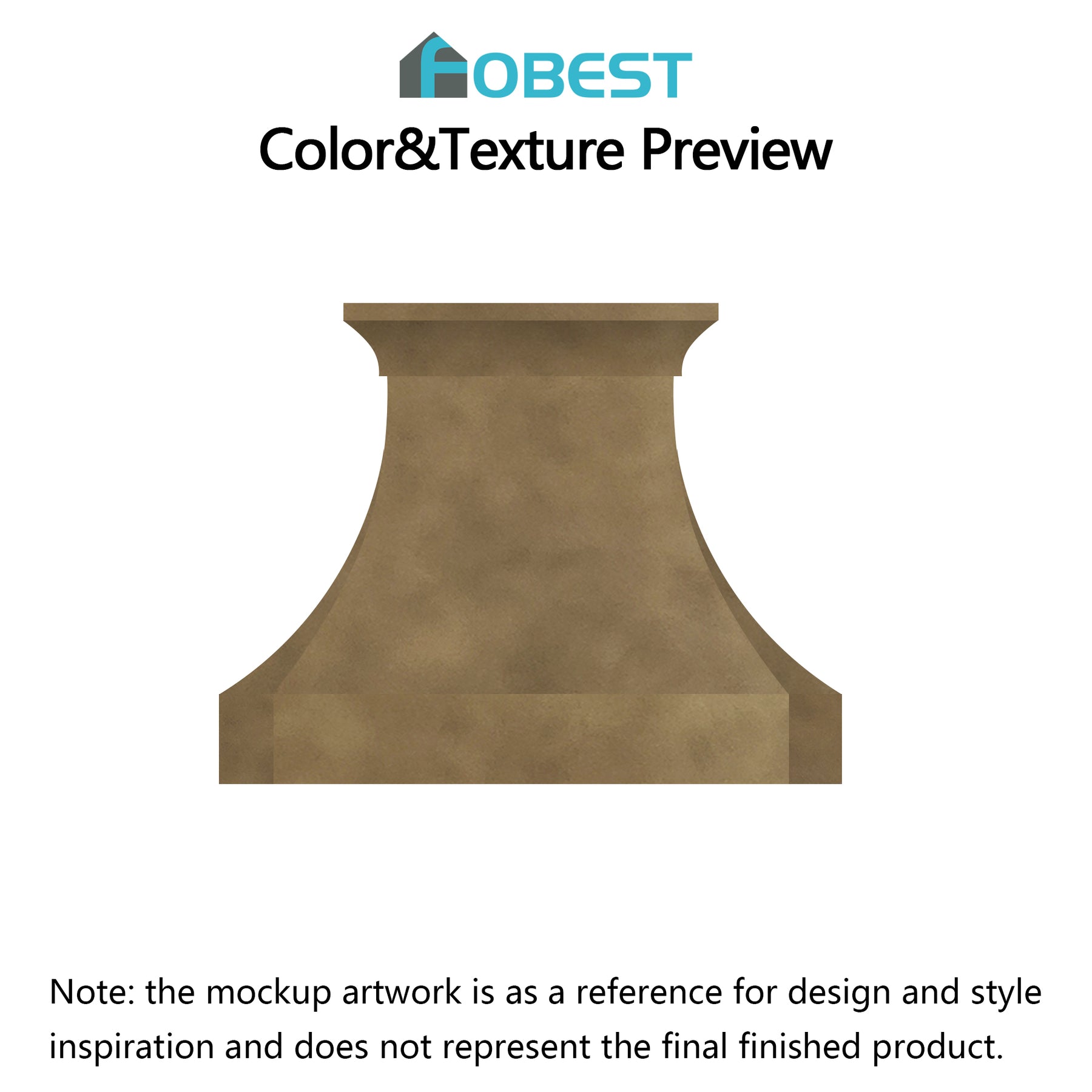 Fobest Custom Range Hood-FSS-546 Brass Metal Range Hood New Custom Link for Greg