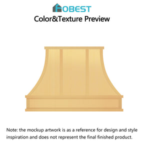 Fobest Custom Range Hood-FSS-151 Brass Metal Range Hood  Custom Link for Neysa