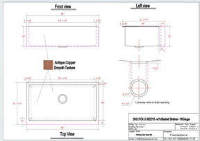 Fobest Custom Range Hood & Sink - Custom Link for Kayla Walker