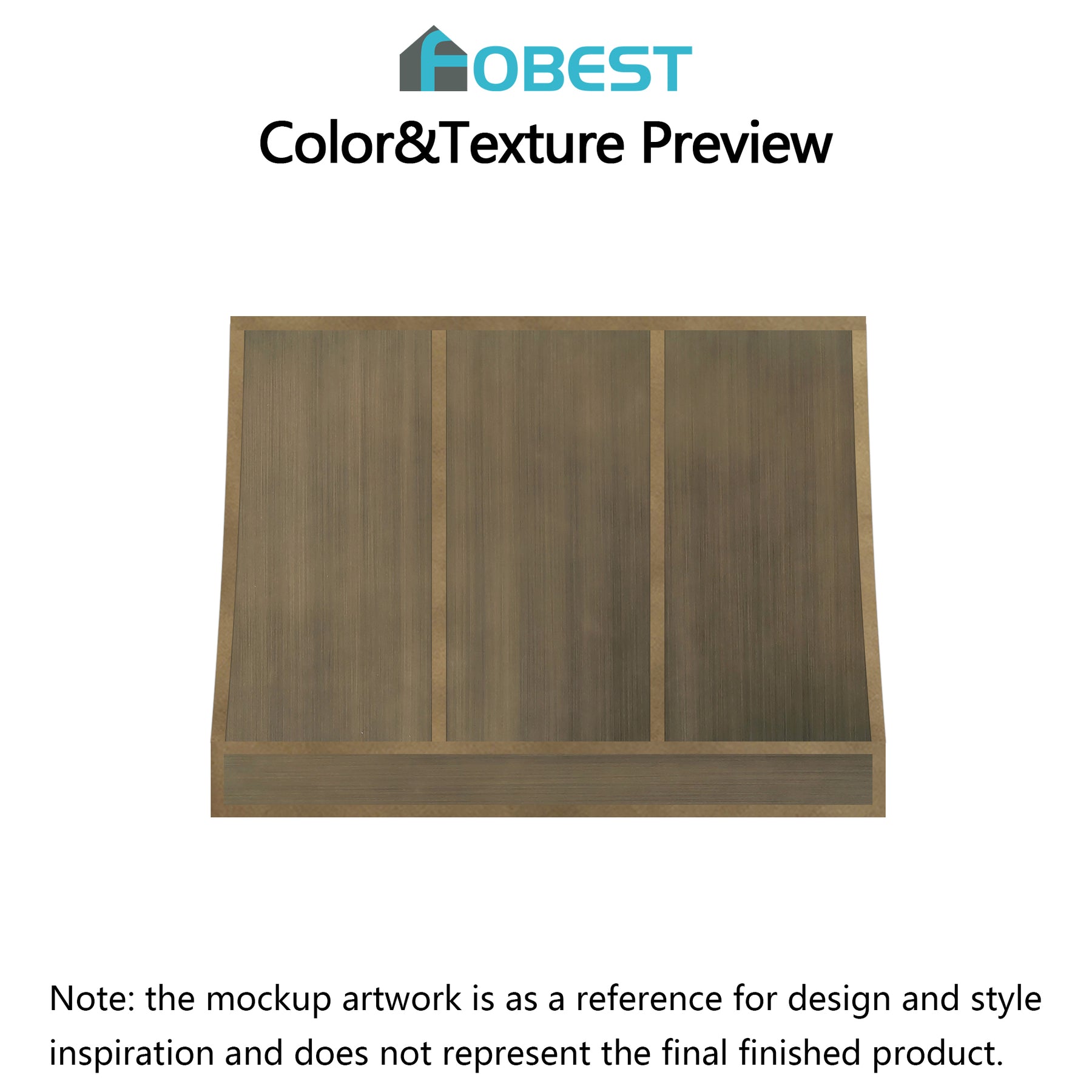 Fobest Custom Range Hood-FSS-462 Brass Metal Range Hood Custom Link for Carla
