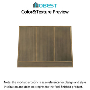 Fobest Custom Range Hood-FSS-462 Brass Metal Range Hood Custom Link for Carla