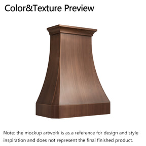 Fobest Custom Range Hood-FCP-35- Copper Metal Range Hood Custom Link for kathy