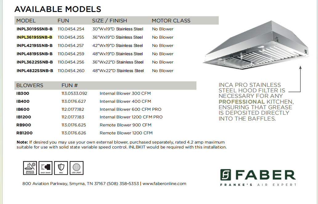 Fobest Custom Range Hood-FSS-72 Stainless Steel Metal Range Hood Custom Link for Susan