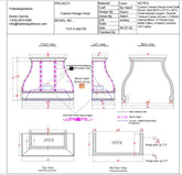 Fobest Custom Range Hood - Custom Link for Venkatesh