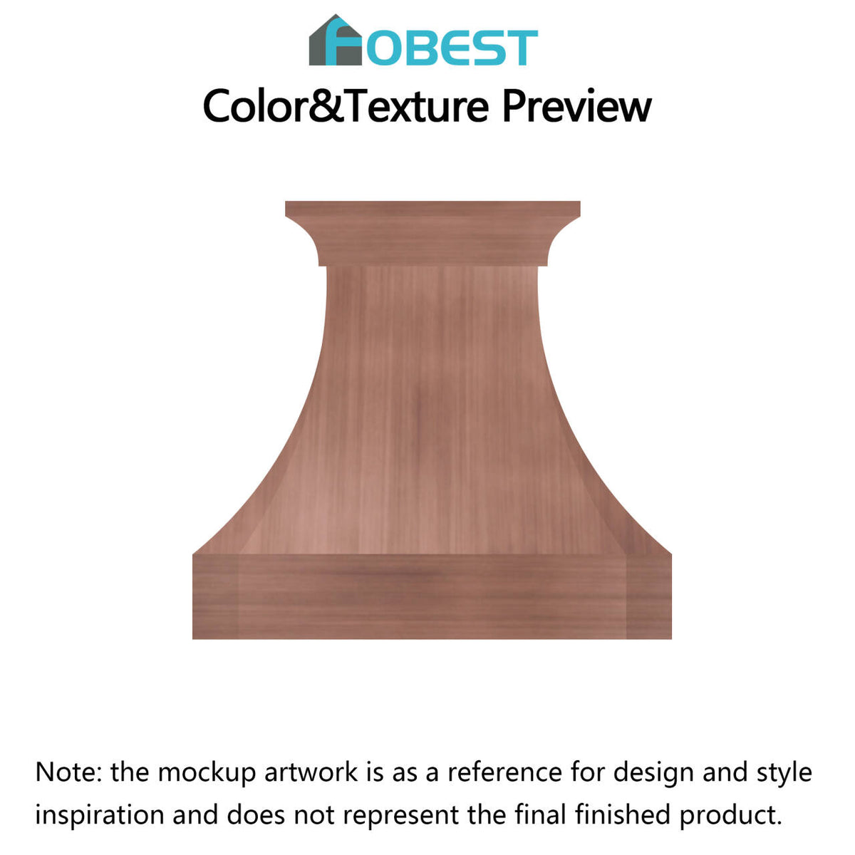 FOBEST Custom Range Hood-FCP-35 Custom Link for Paul
