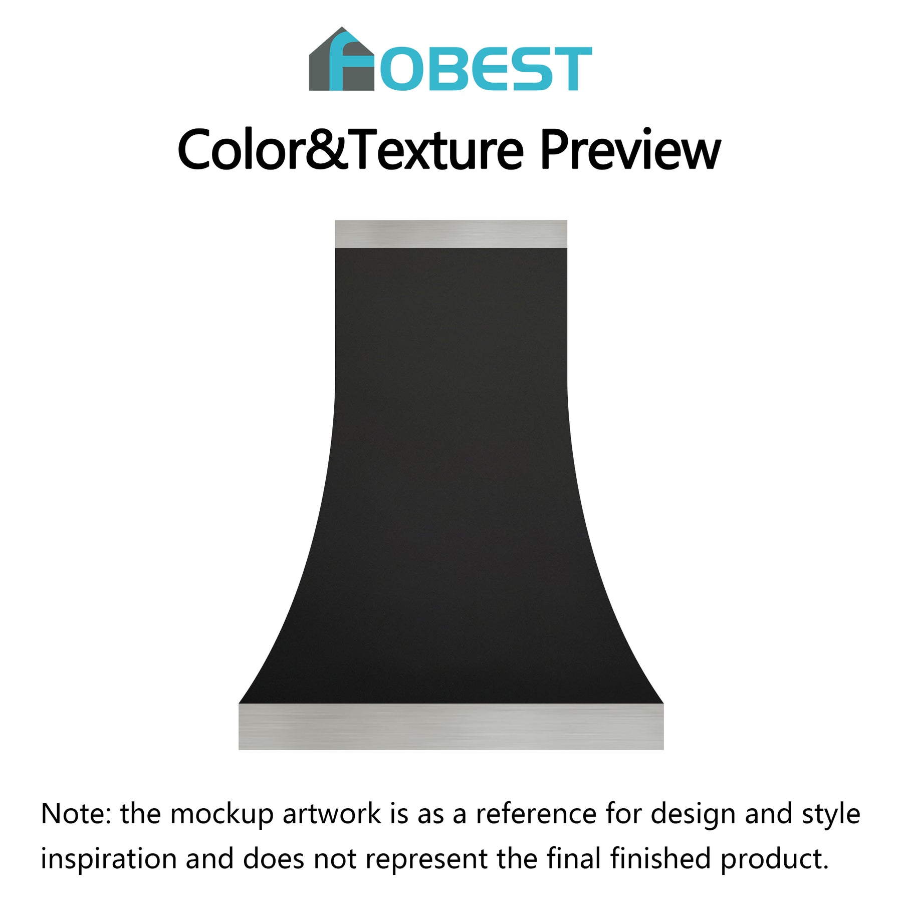 FOBEST Custom Range Hood- FSS-372 Custom Link for Maria
