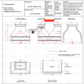 FOBEST Custom Range Hood FCP-29 Custom Link for Megan