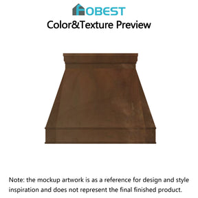 Fobest Custom Range Hood-FCP-619  Copper Metal Range Hood Custom Link for Julie